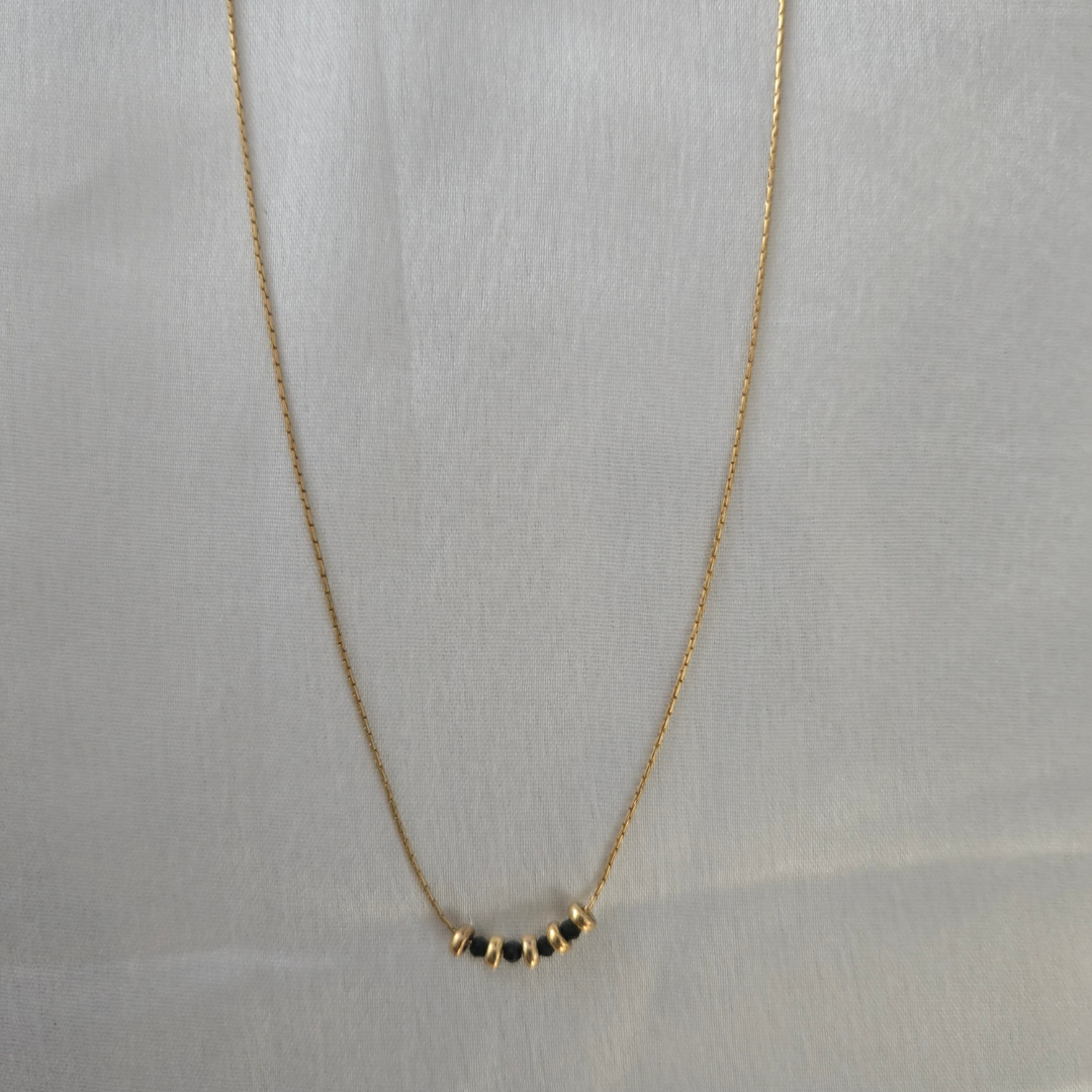 Black Onyx 14k Gold Filled Mangalsutra