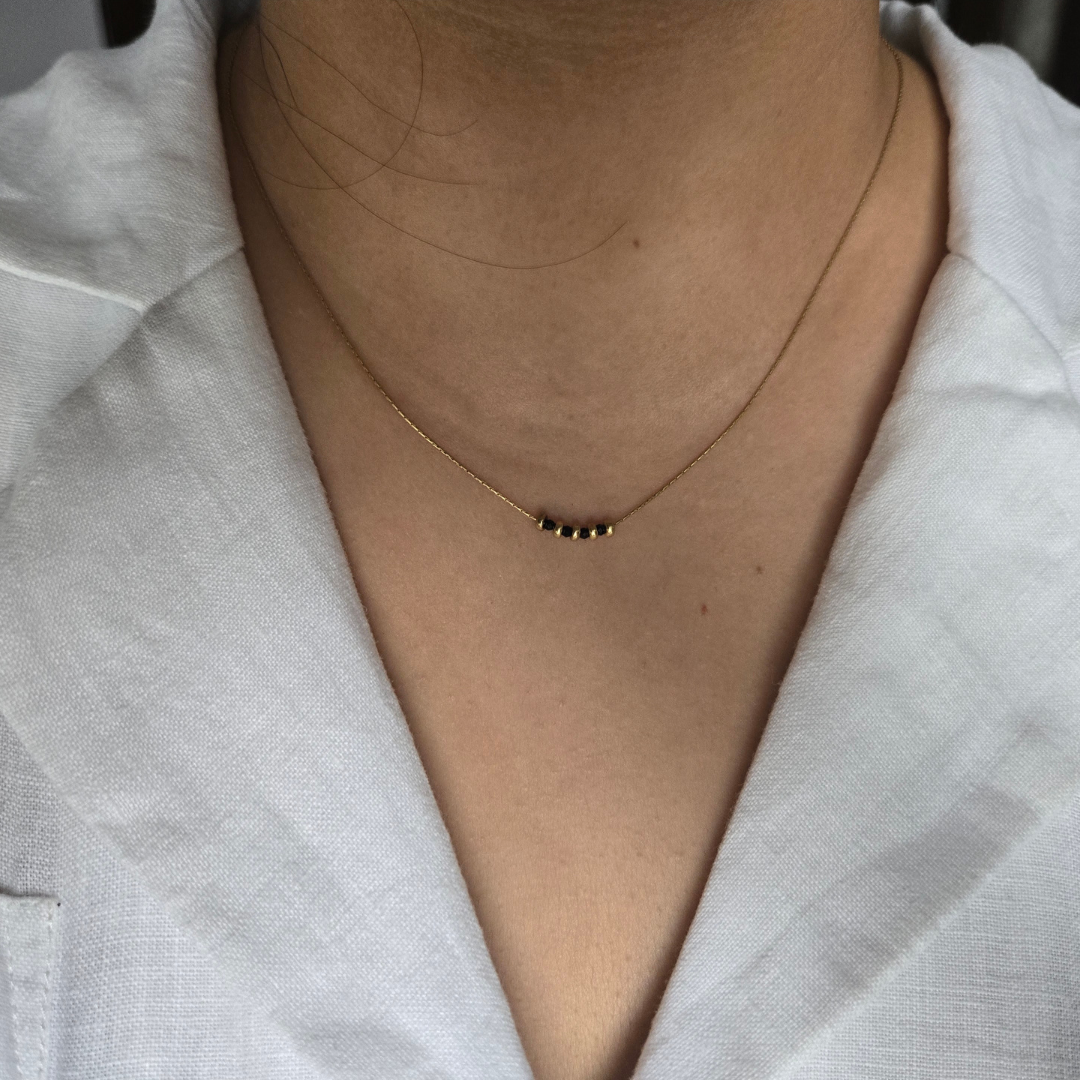 Black Onyx 14k Gold Filled Mangalsutra