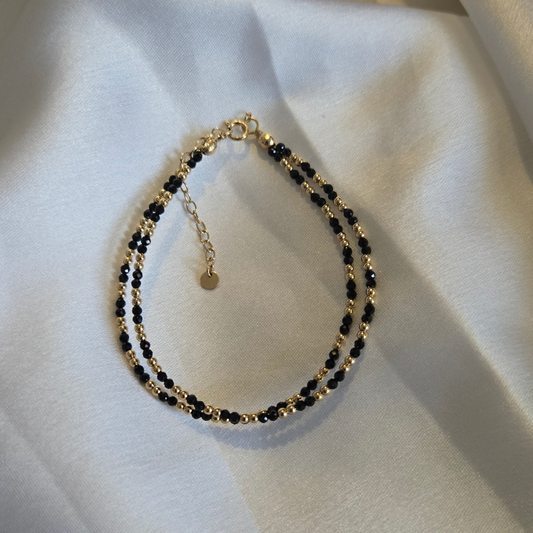 14k Gold Filled Double Layered NAZARIYA Bracelet