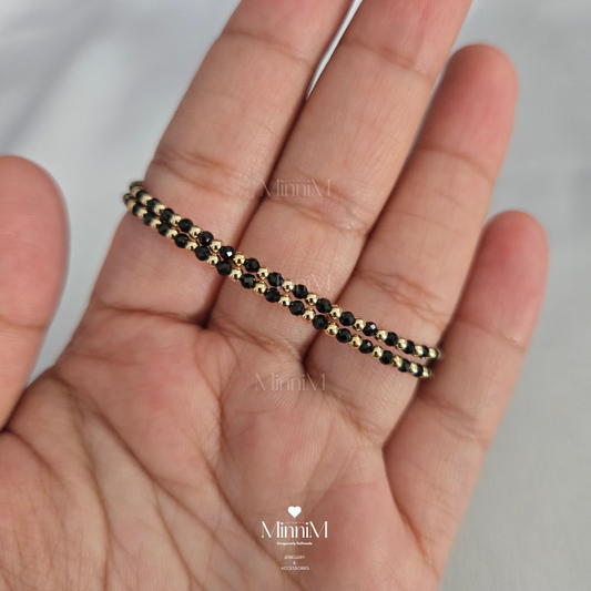 14k Gold Filled Double Layered NAZARIYA Bracelet 02