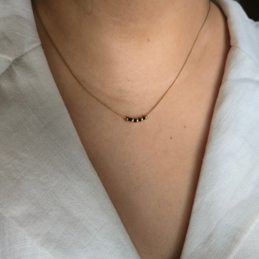 Black Onyx 14k Gold Filled Mangalsutra