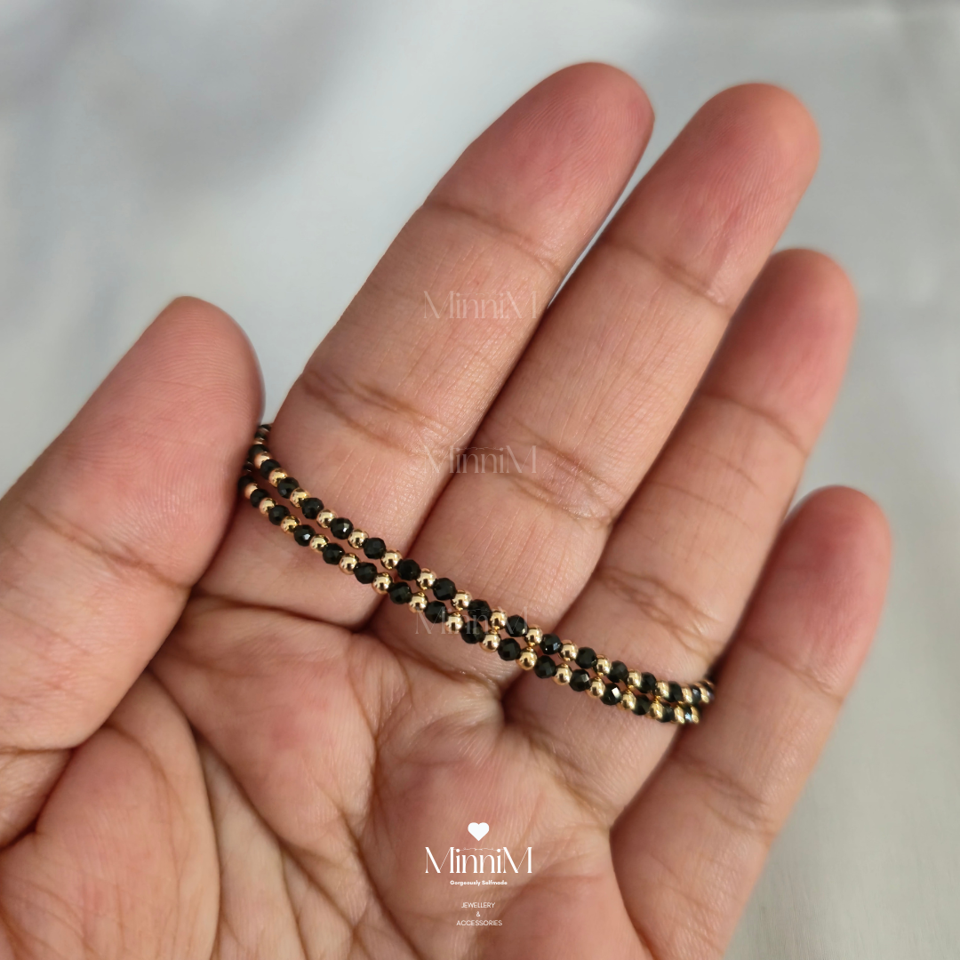 14k Gold Filled Double Layered NAZARIYA Bracelet 02
