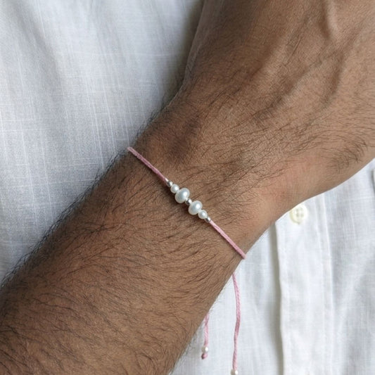 Sterling Silver Rakhi Bracelet| Rakhi Gifts | Rakhi for Brother | Rakhi | Minimal Rakhi | Rakhi for Sister