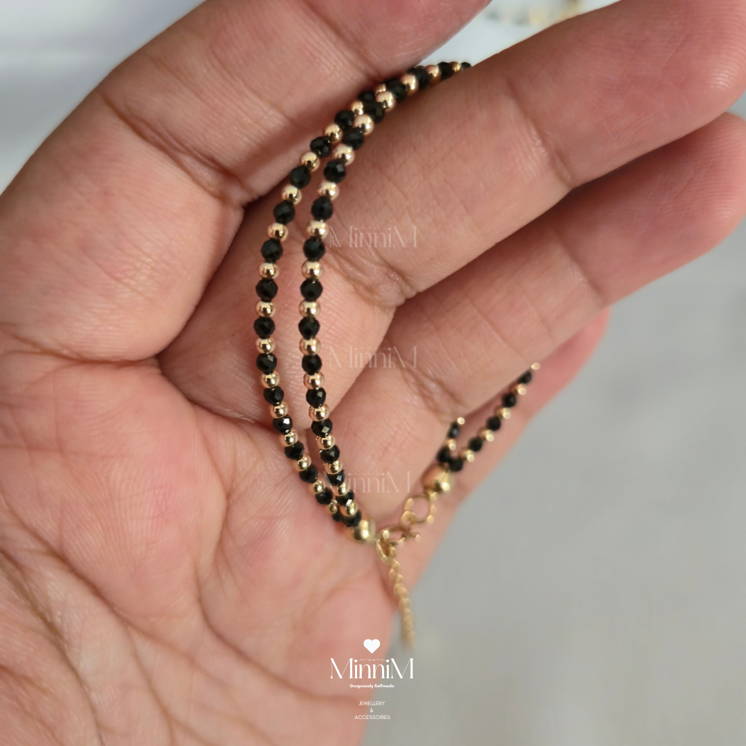 14k Gold Filled Double Layered NAZARIYA Bracelet 02