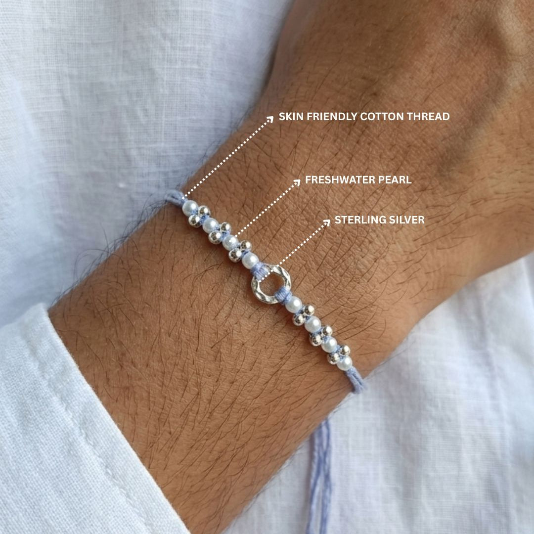 Sterling Silver Rakhi | Rakhi Gifts | Rakhi for Brother | Rakhi | Minimal Rakhi | Rakhi for Sister