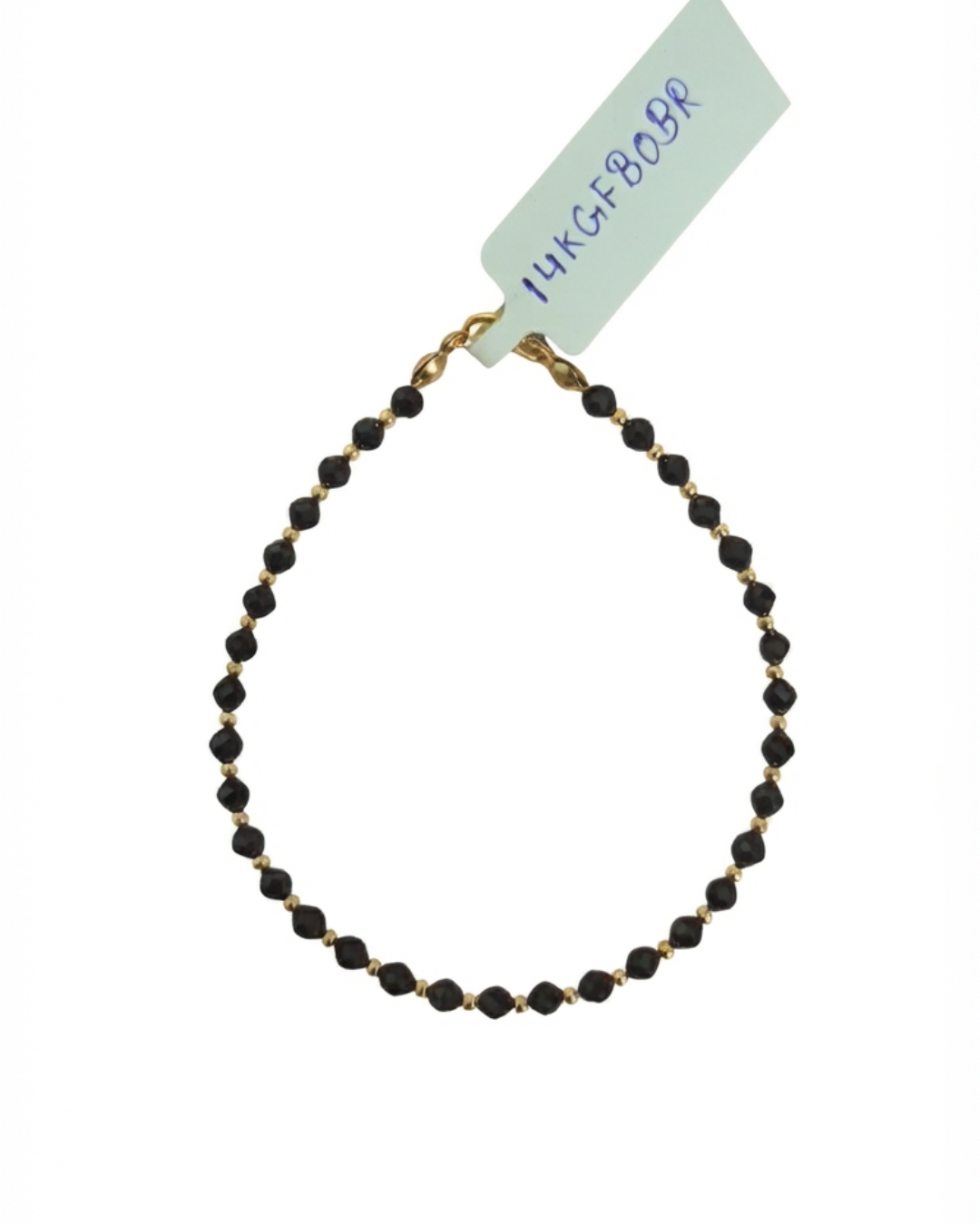14K Gold Filled Black Onyx Nazariya Bracelet