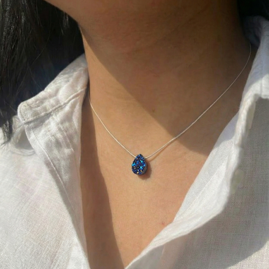 Silver / Gold Filled Druzy Necklace