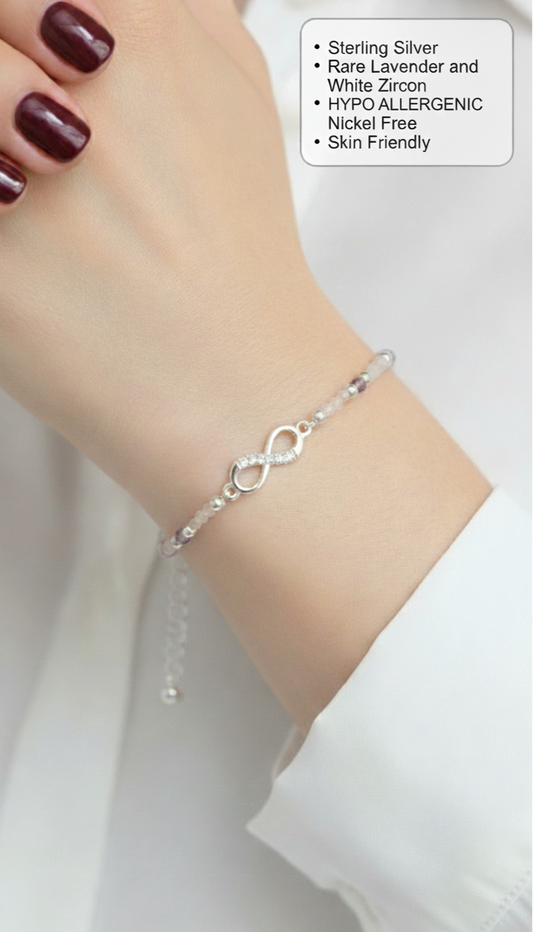 infinity 925 sterling silver pure silver zircon dainty karwachauth gift for her gifts for her diwali gifts festive gifts 