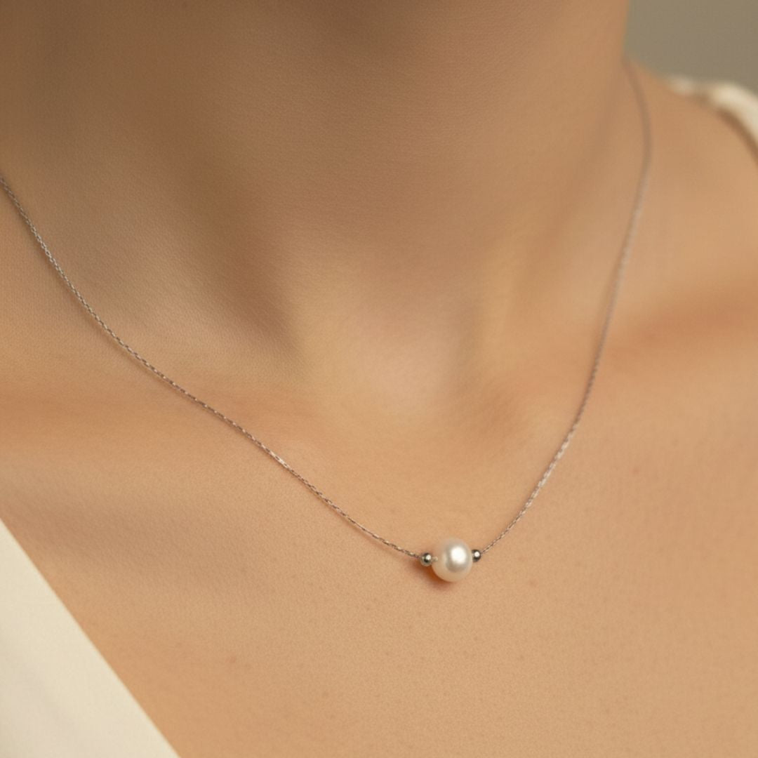 Sterling Silver Freshwater Pearl Necklace