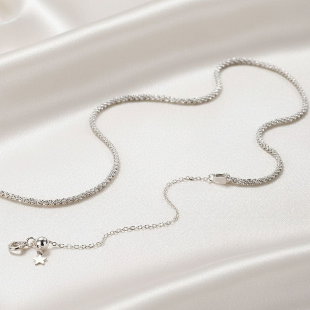 Sterling Silver Shimmer Necklace